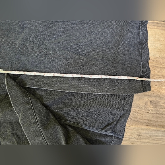 ZARA COLLECTION DENIM TRENCH, grey, size US M - Picture 8 of 9